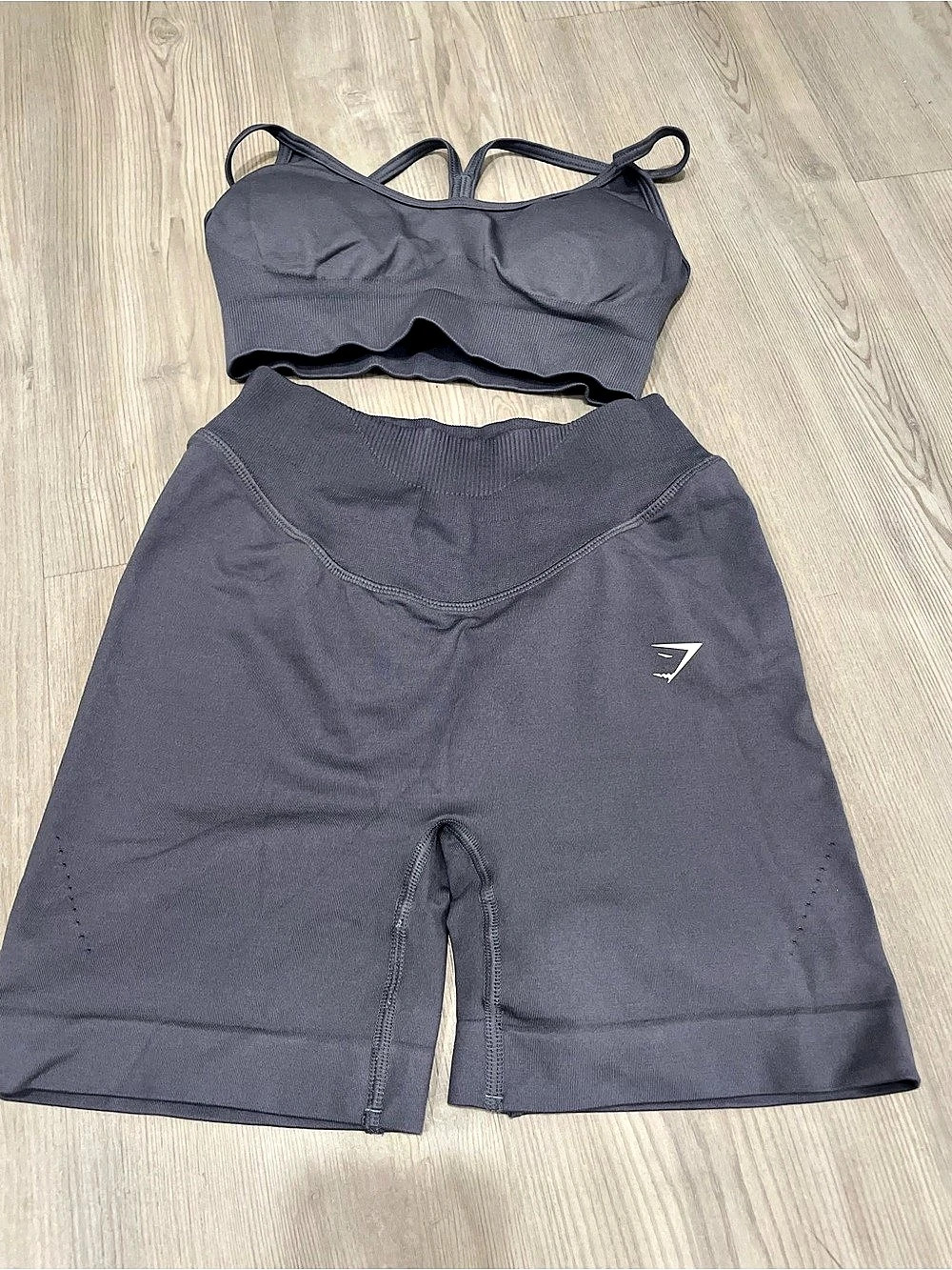 Gymshark Vital Seamless Set Evening Blue Athletic Set